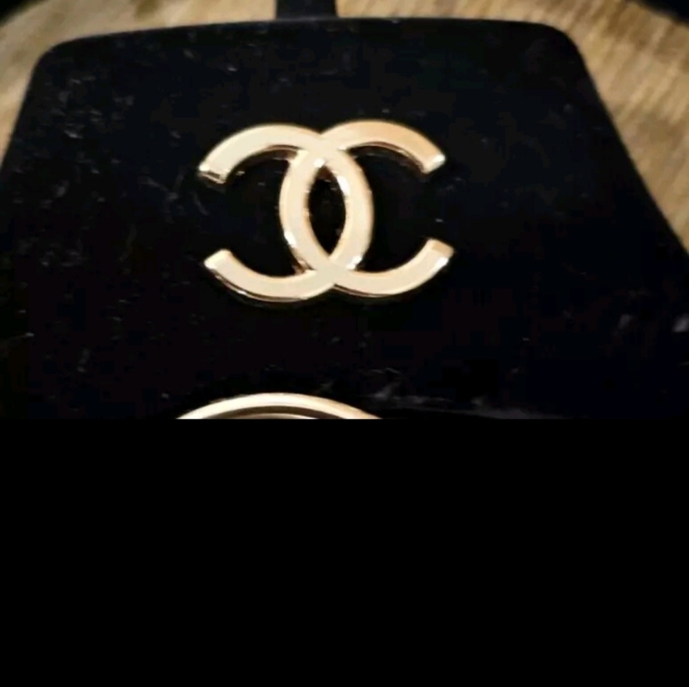 Authentic 2 CHANEL Velour Clothes Hangers